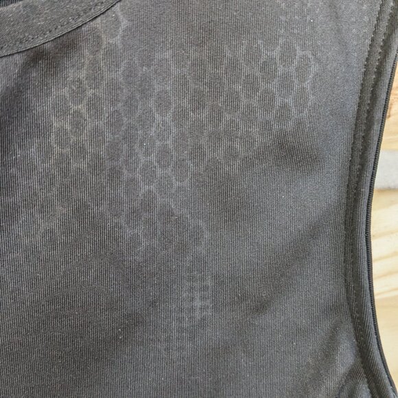 Adidas Climalite sports bra black crop top with snake skin pattern - Picture 5 of 9